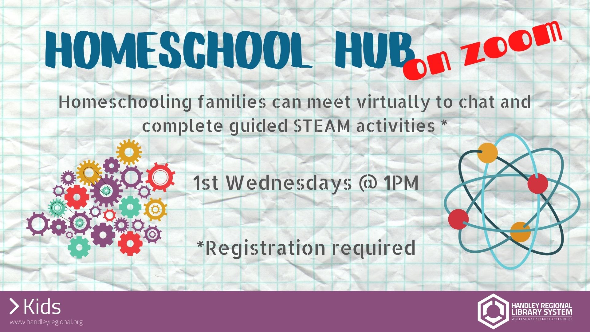 Homeschool Hub on Zoom Handley Regional Library System